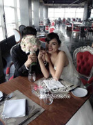 Diễm Hương chụp ảnh cưới chuẩn bị kết hôn?