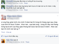 Học sinh vô tư chửi thầy cô trên Facebook