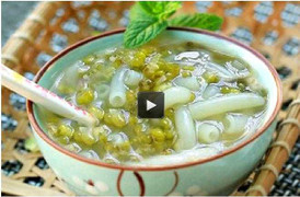 Cách nấu chè đậu xanh nha đam giải nhiệt