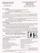 Bệnh nói dối của học sinh vào đề thi Văn lớp 10