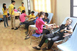 Sinh viên khoa Quốc tế kêu gọi hiến máu vì cộng đồng