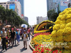 Ảnh: Đường hoa Tết hướng về biển đảo đắc địa cỡ nào?