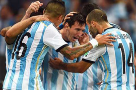 Sau tứ kết World Cup 2014, Argentina được nhà cái đưa lên mây