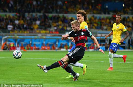 Trực tiếp bán kết World Cup 2014: Brazil - Đức