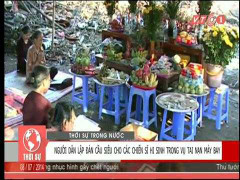 Dân lập đàn cầu siêu các chiến sỹ hy sinh vụ trực thăng rơi