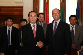 Bộ trưởng Trần Đại Quang thăm và làm việc tại CH Italia