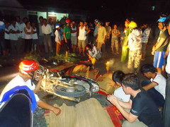 Tai nạn xe máy thảm khốc, 4 người chết tại chỗ