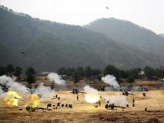 Kim Jong-un đích thân thị sát tập trận pháo binh