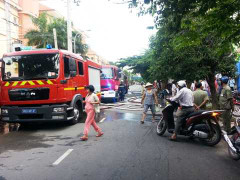 TP.HCM: Cháy lớn ở công ty thủy sản