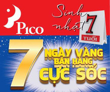 '7 ngày vàng bán hàng cực sốc' mừng 7 năm thành lập PICO