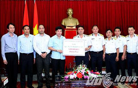 Tặng hơn 150 tỷ đồng cho lực lượng làm nhiệm vụ trên biển Đông