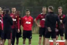 Cận cảnh buổi tập đầu tiên của Van Gaal cùng Man Utd