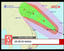 Cập nhật mới nhất tin bão Thần Sấm