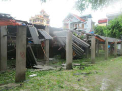 Hình ảnh tan hoang từ tâm bão Thần Sấm đổ bộ