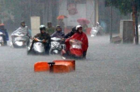 Hoàn lưu bão gây mưa lớn toàn miền Bắc