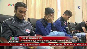 Clip: 6 cầu thủ Đồng Nai khai nhận dàn xếp tỷ số, cá độ ở đồn công an