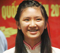 Nữ sinh Việt xinh xắn, tài năng nhất Olympic Vật lý 2014