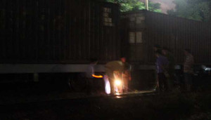 Nhân viên đường sắt bị tàu lửa cán chết