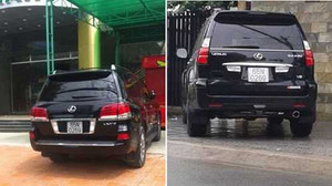 Hai xe Lexus dùng chung biển số 'nhà nghèo'
