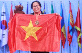 Nữ sinh Việt lọt top 3 thí sinh có điểm cao nhất Olympic Hóa học 2014
