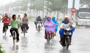 Mưa dông bao trùm cả nước