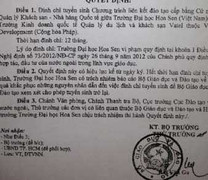 Đình chỉ chương trình học phí 65 triệu ĐH Hoa Sen