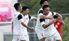 Clip bàn thắng: Tuấn Tài hoàn thành cú đúp trước U21 Singapore