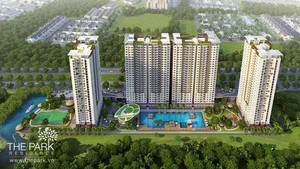 Hồ bơi chân mây rộng 2000 m2 tại The Park Residence