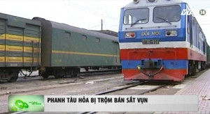 Rùng mình vụ trộm phanh tàu hỏa để bán sắt vụn ở Khánh Hòa
