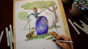 Sáng tạo bức tranh tuyệt vời từ nét vẽ nghệch ngoạc