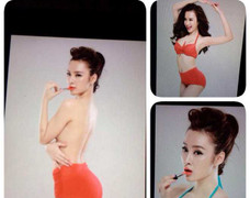 Angela Phương Trinh khoe ảnh hậu trường gợi cảm