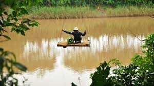 Sự thực clip người Hà Nội đu dây qua sông