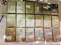 Lạng Sơn: Bắt vụ vận chuyển 17 bánh heroin