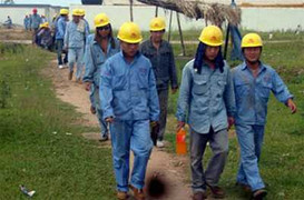 Gần một vạn lao động Trung Quốc sắp đến Vũng Áng