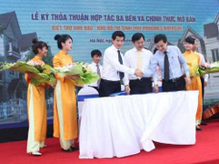 Vinhomes – STDA – Techcombank hợp tác phân phối biệt thự Anh Đào