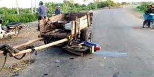 Gây tai nạn với xe bò, chết trên đường đi cấp cứu