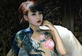 Trào lưu xăm hình cá mập, body painting hút giới trẻ