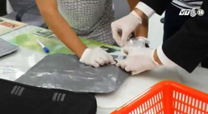 Clip: Cô gái Nga mang 3kg ma túy qua Tân Sơn Nhất