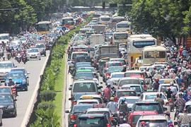 Cấm ô tô trên tuyến đường huyết mạch Hà Nội từ sáng 30/8