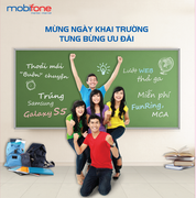 MobiFone khuyến mại cho sinh viên dịp tựu trường