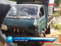 Quảng Ngãi: Tài xế ngủ gật tông chết người