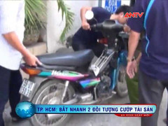 'Bắt nóng' tên cướp ở chợ xe máy