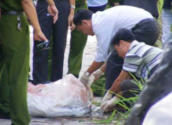 Kết luận chất lạ được vớt cùng thi thể chị Huyền