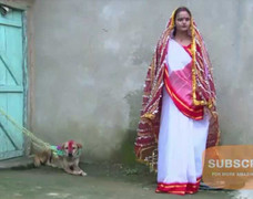 Clip: Cô gái trẻ kết hôn với chó để hóa giải lời nguyền