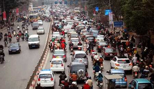 Phương án cố định 2 khung giờ cấm xe tuyến Cầu Giấy - Xuân Thủy