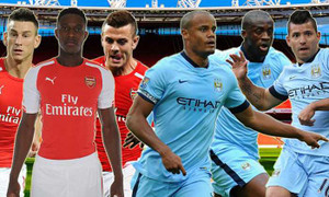 18h45 trực tiếp: Arsenal - Man City
