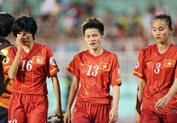 ĐT nữ Việt Nam thua đậm CHDCND Triều Tiên