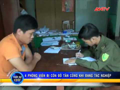 Côn đồ truy sát, đòi giết 4 phóng viên