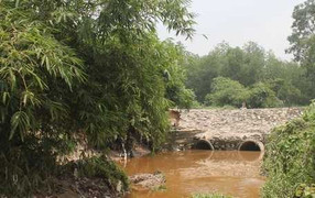 Trú mưa trong cống, hai vợ chồng bị lũ cuốn trôi