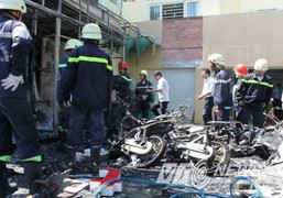 Xác định nguyên nhân phòng giao dịch Vietinbank cháy lớn